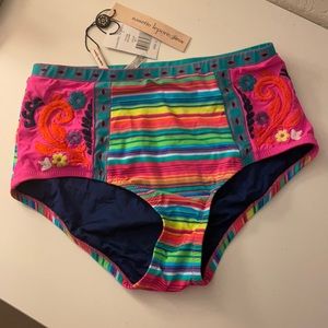 Nanette Lepore high waisted swim bottoms